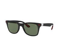 Ray - Ban Hombre Ray - Ban RB4195M SCUDERIA FERRARI COLLECTION F60271 Gafas de sol Ojeada Negro Verde Cuadrada Normal