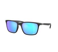 Ray - Ban Hombre Ray - Ban RB4385 601SA1 Gafas de sol Ojeada Negro Verde Cuadrada Polarizado