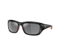 Ray - Ban Hombre RB4405M F6016G Gafas de sol Nylon Negro Plata Cuadrada Normal Espejo