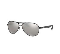 Ray - Ban Hombre RB8313 CARBON FIBRE 002/K7 Gafas de sol Metal Negro Gris Piloto Polarizado