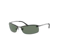 Ray-Ban Hombre Sunglass RB3183 - Color del Marco: Gunmetal, Color de la Lente: Verde Oscuro