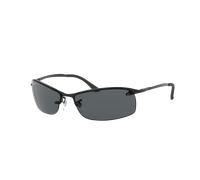 Ray-Ban Hombre Sunglass RB3183 - Color del Marco: Negro, Color de la Lente: Polarized Gris Oscuro