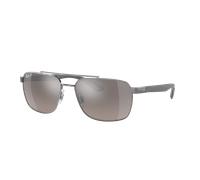 Ray-Ban Hombre Sunglass RB3701 Polarized+ Lenses - Color del Marco: Gunmetal, Color de la Lente: Polarizadas+ en Gris