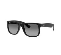 Ray-Ban Hombre Sunglass RB4165 Justin Classic - Color del Marco: Goma Negra, Color de la Lente: Gris Claro