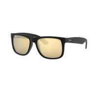 Ray-Ban Hombre Sunglass RB4165 Justin Color Mix - Color del Marco: Goma Negra, Color de la Lente: Oro Espejado