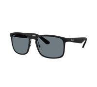 Ray-Ban Rb4264ch Chromance Gafas De Sol Negro Mate Montura Azul Lentes Polarizado 58-18
