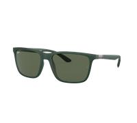 Ray-Ban Hombre Sunglass RB4385 - Color del Marco: Verde, Color de la Lente: Verde Oscuro