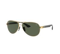 Ray-Ban Hombre Sunglass RB8331M Scuderia Ferrari Collection - Color del Marco: Oro Arista, Color de la Lente: Verde Oscuro