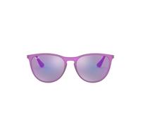 Ray-Ban Izzy Gafas de Sol, Violet Fluo Trasp Rubber, 50 Niña