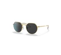 Ray-Ban Jack Gafas De Sol Legend Gold Montura Negro Lentes Polarizado 53-20