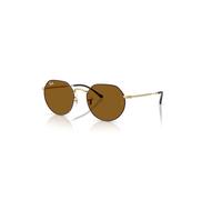 Ray-Ban Jack Gafas De Sol Oro Arista Mate Montura Marrón Lentes 53-20