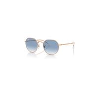 Ray-Ban Jack Gafas De Sol Rose Gold Montura Azul Lentes 51-20