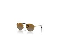 Ray-Ban Unisex Sunglass RB9565S Jack Kids - Color del Marco: Oro Arista, Color de la Lente: Polarizadas Marron