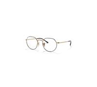 Ray-Ban Jack Optics Oro Brillante Montura Transparente Lentes Polarizado 51-20