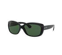 Ray-Ban Jackie Ohh Gafas de sol, Rectangulares, Polarizadas, 57, Black