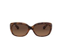 Ray-Ban Jackie Ohh Lentes Oscuros, Habana/Marrón Claro Gradiente Negro, 58 para Mujer