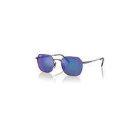 Ray-Ban Jim Titanium Gafas De Sol Gunmetal Montura Azul Lentes Polarizado 53-20