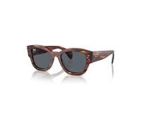 Ray-Ban Jorge Gafas De Sol Habana A Rayas Montura Azul Lentes 52-20