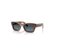Ray-Ban Joseph Gafas De Sol Habana A Rayas Montura Azul Lentes Polarizado 55-20