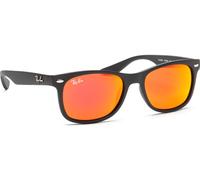 Ray - Ban Niños RJ9052S JUNIOR NEW WAYFARER 100S6Q Gafas de sol Inyectado Negro Marrón Cuadrada Normal
