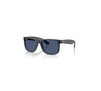 Ray-Ban Justin Classic Gafas De Sol Gris Y Ópalo Montura Azul Lentes 54-16