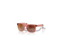 Ray-Ban Justin Kids Summer Capsule Gafas De Sol Rojo Transparente Montura Marrón Lentes 48-16