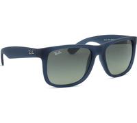 Ray - Ban Hombre RB4165 JUSTIN 681311 Gafas de sol Nylon Azul Gris Cuadrada Normal Sombreado