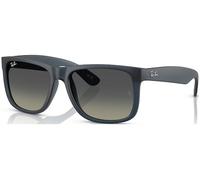 Ray - Ban Hombre RB4165 JUSTIN 681311 Gafas de sol Nylon Azul Gris Cuadrada Normal Sombreado