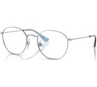 Ray-Ban Rob Optics Kids Plateado Montura Transparente Lentes Polarizado 48-19