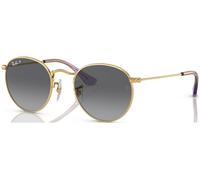 Ray - Ban Niños RJ9547S JUNIOR ROUND 292/T3 Gafas de sol Metal Oro Gris Redonda Polarizado