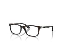 Ray-Ban Rb1549 Optics Kids Gris Plomo/goma Negra Montura Transparente Lentes Polarizado 48-16