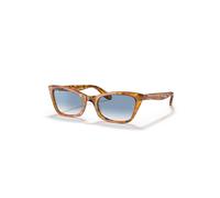 Ray-Ban Lady Burbank Gafas De Sol Carey Montura Transparente Lentes 52-20