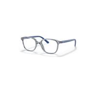 Ray-Ban Leonard Optics Kids Azul Montura Transparente Lentes Polarizado 43-16
