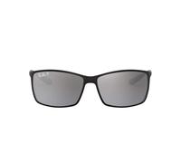 Ray-Ban Liteforce Gafas de sol, Rectangulares, Polarizadas, 61, Matte Black