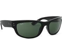 Ray - Ban Unisex Ray - Ban RB2289 MEGA BALORAMA 901/31 Gafas de sol Acetato Negro Verde G15 Pillow Normal