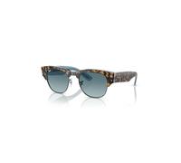 Ray-Ban Mega Clubmaster Gafas De Sol Havana Sobre Azul Claro Montura Azul Lentes 50-21