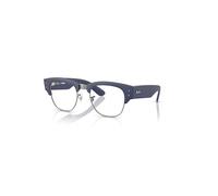 Ray-Ban Mega Clubmaster Optics Liteforce Azul Arena Montura Transparente Lentes Polarizado 52-21
