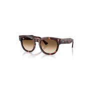 Ray-Ban Mega Hawkeye Gafas De Sol Habana Rosa Montura Marrón Lentes 53-21