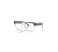 Ray-Ban Mega Hawkeye Optics Gris Sobre Transparente Montura Transparente Lentes Polarizado 50-21