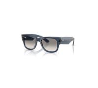 Ray-Ban Mega Wayfarer Gafas De Sol Azul Oscuro Transparente Montura Gris Lentes 51-21