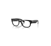 Ray-Ban Mega Wayfarer II Optics Negro Montura Transparente Lentes Polarizado 52-21