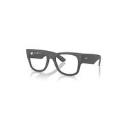 Ray-Ban Mega Wayfarer Optics Liteforce Gris Arena Montura Transparente Lentes Polarizado 52-21