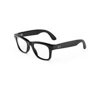 RAY-BAN Meta Gen 3 Wayfarer - Gafas con IA - Negro Mate - L | Más de 8 h de batería, 6 micrófonos, montura fina - lentes transparentes con filtro de luz azul y tratamiento antirreflejante