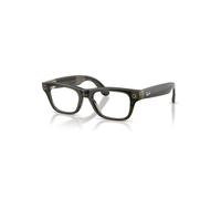 Ray-Ban Meta Optics (Gen 2) Montura Verde oliva oscuro transparente Lente de Demostración Prescription Gafas con IA