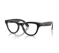 Ray - Ban Unisex Meta RW4010 Skyler 601/MF Monturas ópticas Inyectado Negro Transparente Cat Eye Normal Fotocromático