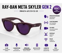 Ray-Ban Meta Skyler (Gen 2) RW4014 601/CH 52-20