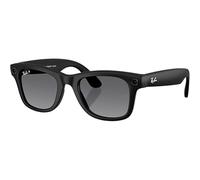 Ray - Ban Unisex Ray - Ban Meta RW4012 Wayfarer 601ST3 - GEN 2 Gafas de sol Inyectado Negro Gris Cuadrada Polarizado Sombreado