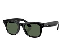 Ray - Ban Unisex Ray - Ban Meta RW4012 Wayfarer 601/71 - GEN 2 Gafas de sol Inyectado Negro Verde G15 Cuadrada Normal