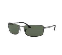 Ray-ban Mod. 3498 - Gafas de sol para hombre, color gris (matte gunmetal/green), talla 61