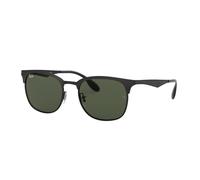 Ray-Ban Model: 3538 Gafas de Sol, Top Matte Black on Shiny Blk, 53 Unisex-Adulto